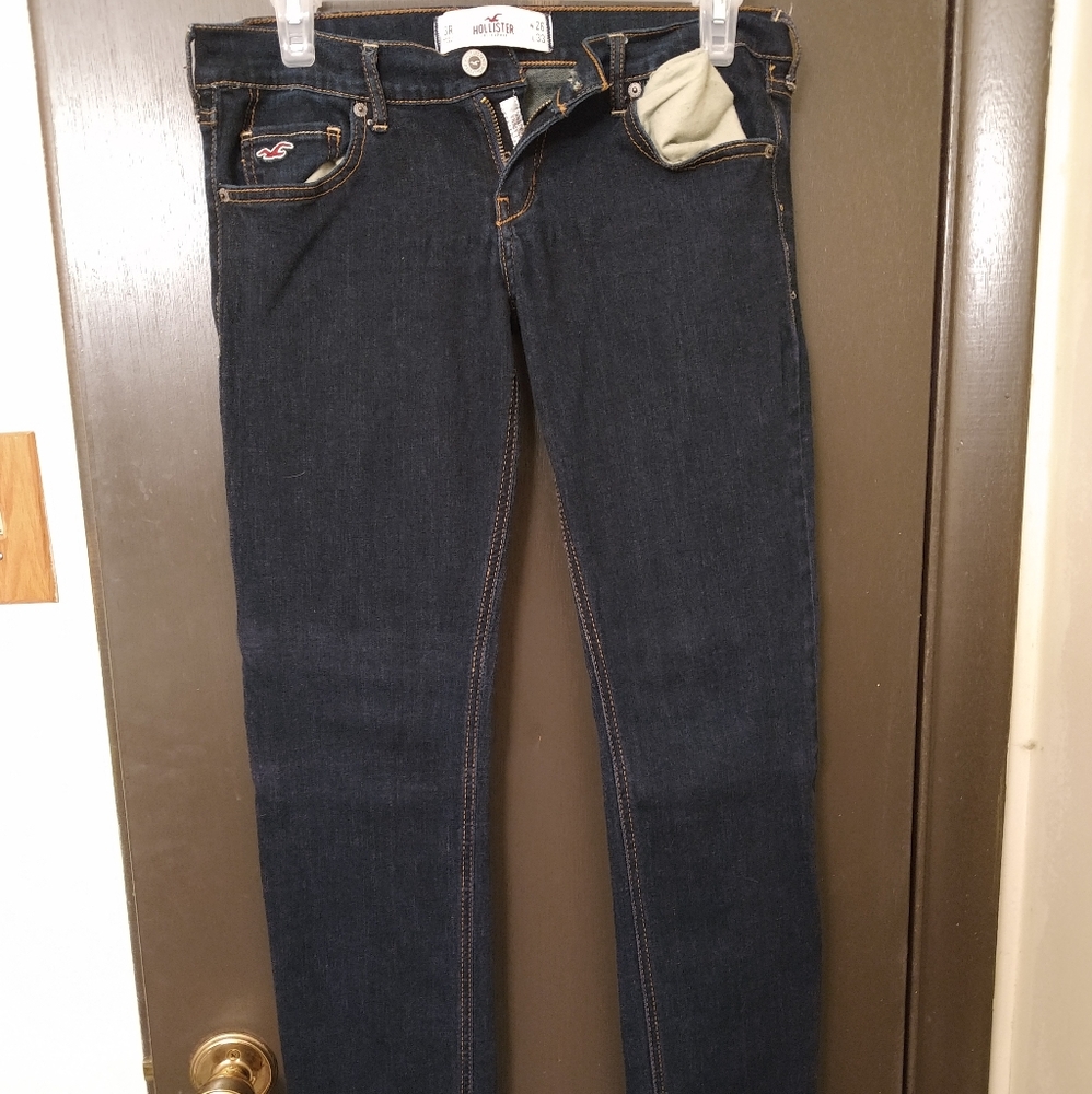 Hollister skinny jeans dark wash